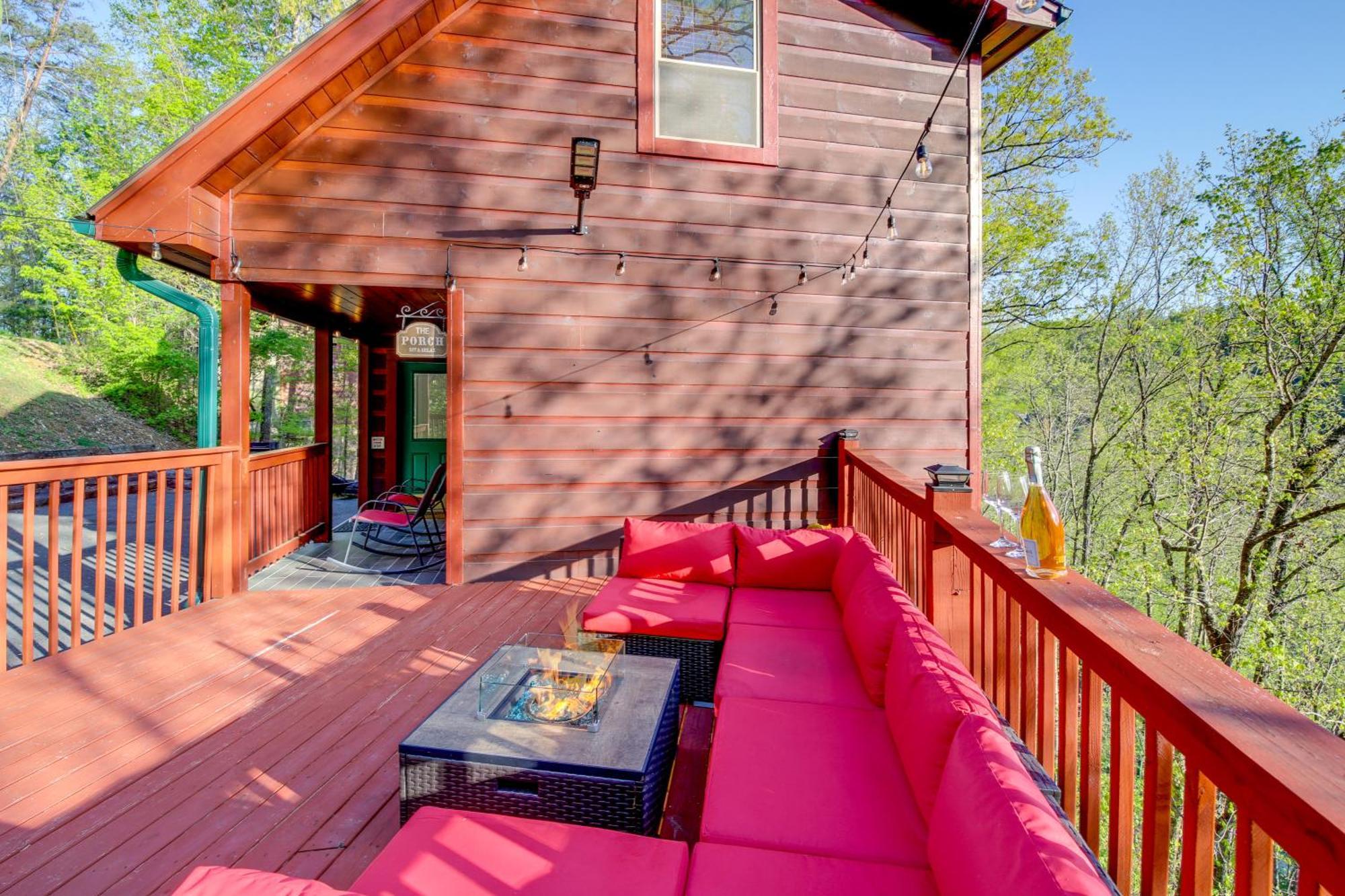 Pigeon Forge Cabin Sauna, Saltwater Pool And Views! Sevierville Εξωτερικό φωτογραφία